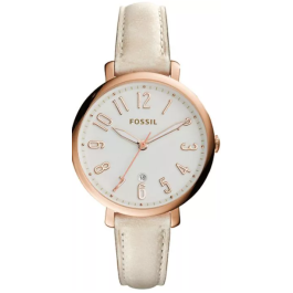 Klockarmband Fossil ES3943 Läder Vit 14mm